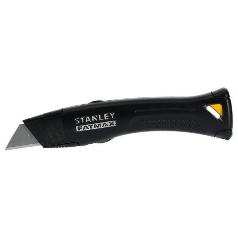 NÓŻ HEAVY DUTY OSTRZE TRAPEZ STAŁE METALOWY CZARNY STANLEY