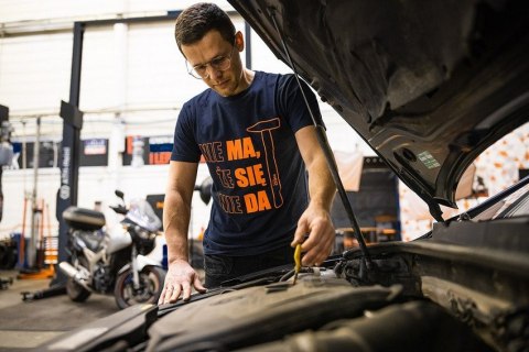 T-SHIRT Z NADRUKIEM MA SIĘ DA ROZMIAR XL NEO