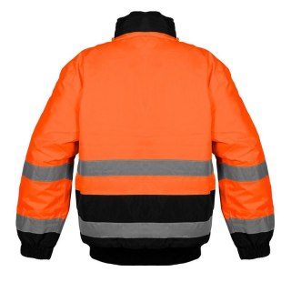 KURTKA ROBOCZA OSTRZEGAWCZA OCIEPLANA POMARAŃCZOWA ROZM. XL NEO