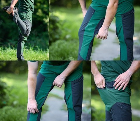 SPODNIE ROBOCZE OUTDOOR ZIELONO-SZARE ROZMIAR M NEO