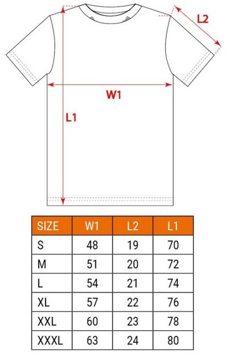 T-SHIRT CIENIOWANY DENIM, ROZMIAR XXL NEO