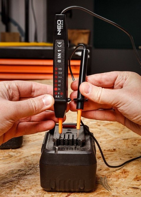 WIELOFUNKCYJNY TESTER NAPIĘCIA 8 W 1 AC/DC 6-380V NEO