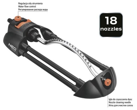 ZRASZACZ OSCYLACYJNY 18 DYSZ REGULACJA STRUMIENIA NEO