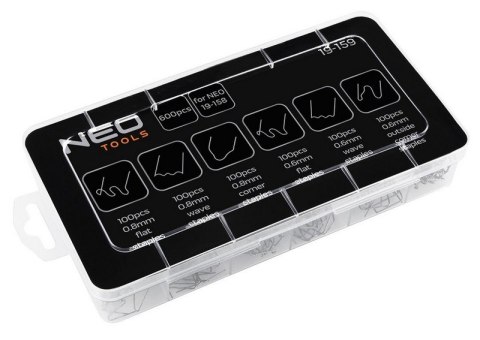 ZSZYWKI DO PLASTIKU 600SZT. NEO