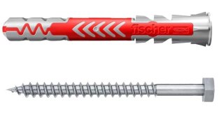 KOŁEK DUOPOWER 10*80 S Z WKRĘTEM ŁEB 6-KĄT UNIWERSALNE FISCHER