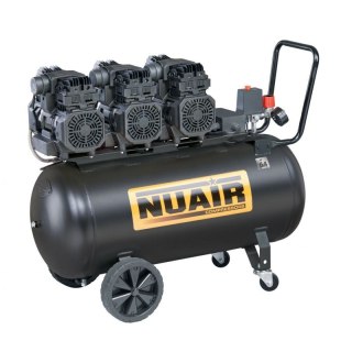 KOMPRESOR BEZOLEJOWY WYCISZONY 100L 8 BAR 64BD 4KM NUAIR