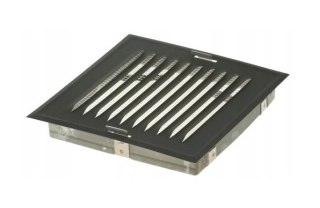 KRATKA METALOWA SKOŚNA W RAMCE Z SIATKĄ 14*14CM GRAFIT AIR ROXY