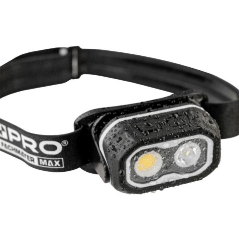 LATARKA CZOŁOWA LED Z AKU. I CZUJNIKIEM RUCHU 800LM PRO