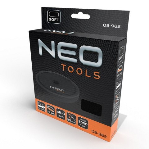 PAD POLERSKI 150*150*25MM GĄBKA MIĘKKA NEO