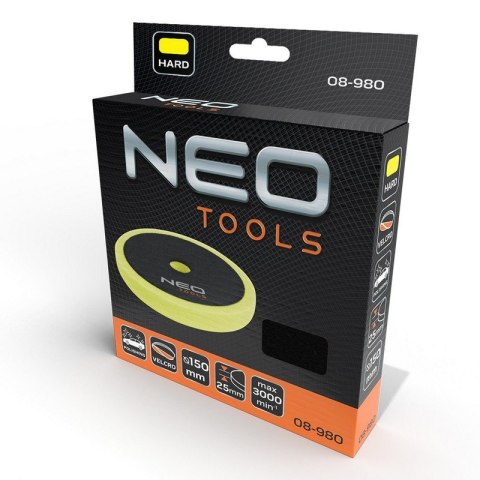 PAD POLERSKI 150*150*25MM GĄBKA TWARDA NEO