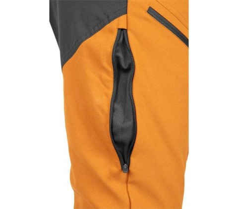 SPODNIE ROBOCZE OUTDOOR 4 WAY STRETCH MUSZTARD.-SZARE ROZ M NEO