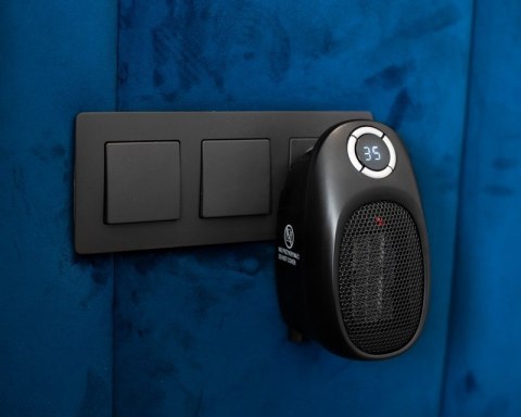 TERMOWENTYLATOR GNIAZDKOWY CZARNY AD 7726 ADLER