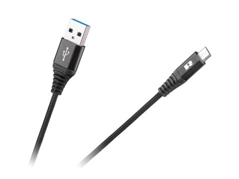 KABEL USB - USB MICRO 1M CZARNY UN