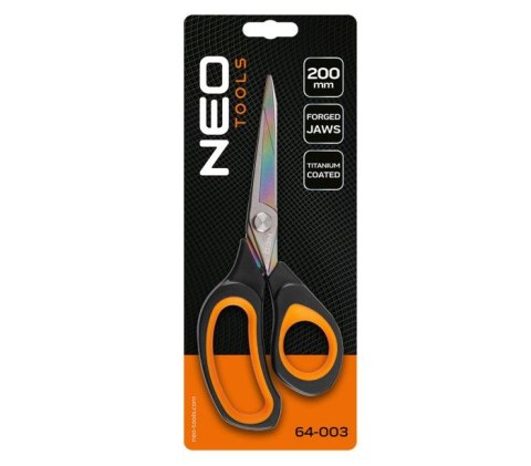 NOŻYCZKI KUTE TYTANOWY FINISH 200MM NEO