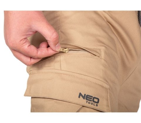 SPODNIE ROBOCZE OUTDOOR TYPU JOGGER BEŻOWE ROZMIAR XXL NEO