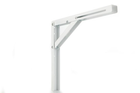 WSPORNIK STALOWY SKŁADANY Z BLOKADĄ BIAŁY 200X160X1.5 UN