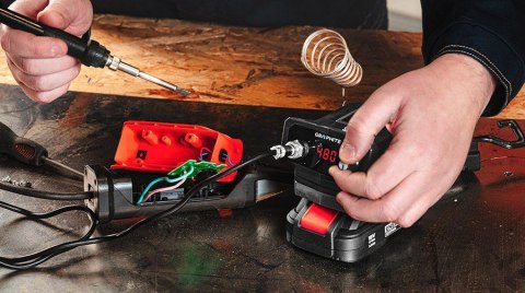 STACJA LUTOWNICZA ENERGY+ 18V, BEZ AKUMULATORA. GRAPHITE