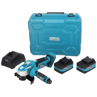 SZLIFIERKA KĄTOWA AKUMULATOROWA 18V 2*4.0AH SAS+ DEDRA