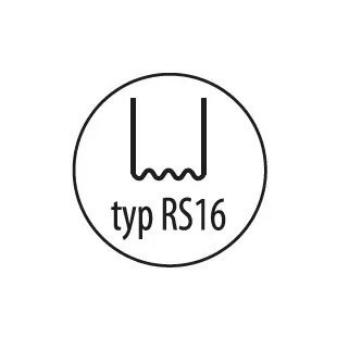 ZSZYWKI 0.6MM RS16 DO PLASTIKU 100 SZT. DEDRA