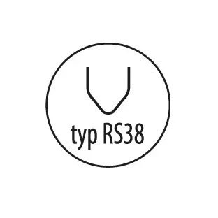 ZSZYWKI 0.8MM RS38 DO PLASTIKU 100 SZT. DEDRA