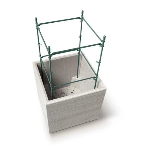 DONICZKA MADERA SQUARE ECO WOOD - BIAŁY FSC MIX PROSPERPLAST