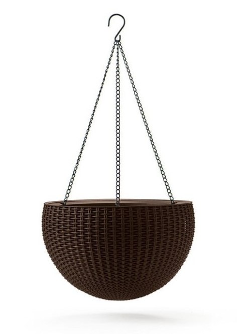 DONICZKA WISZĄCA KETER RATTAN 8.6L - BRĄZ KETER