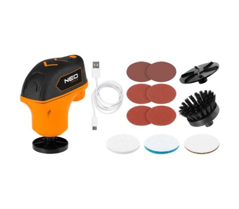 MINI URZĄDZENIE WIELOFUNKCYJNE/POLERKA 4V LI-ION USB-C NEO