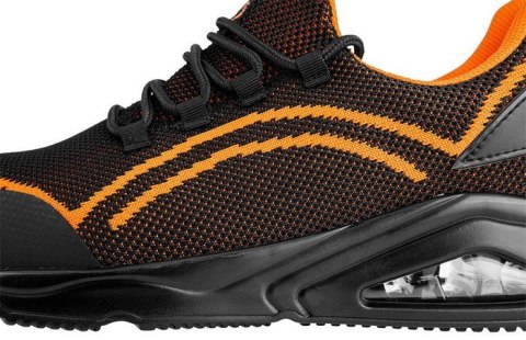 PÓŁBUTY ROBOCZE S1 SR STALOWY PODN.POMARAŃCZOWE ROZM.42 NEO