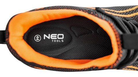 PÓŁBUTY ROBOCZE S1 SR STALOWY PODN.POMARAŃCZOWE ROZM.42 NEO