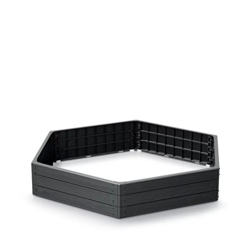 RABATA OGRODOWA BASE WOODY IBWH 1480X1290X250MM - ANTRACYT PROSPERPLAST