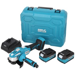SZLIFIERKA KĄTOWA AKUMULATOROWA 18V 2*4.0AH SAS+ DEDRA