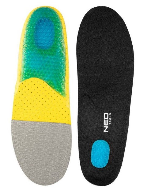 WKŁADKI DO BUTÓW AMORTYZUJĄCE ŻELOWE DO DOCIĘCIA 41-47 NEO