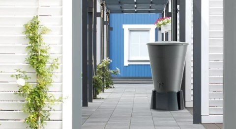 ZBIORNIK NA DESZCZÓWKĘ SMOOTH 210L - ANTRACYT PROSPERPLAST