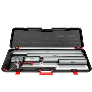 ZESTAW ALUM. SZPACHLI Z WYMIENNYM OSTRZEM 25,40,60,80.100 CM PRO