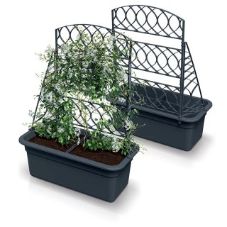 ZESTAW DOMNICY Z PERGOLĄ BLOMA - ANTRACYT PROSPERPLAST