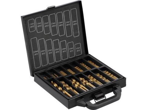 ZESTAW WIERTEŁ DO METALU 1-10MM 99SZT YATO