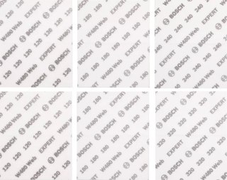 ARKUSZ ŚCIERNY PIANKA EXPERT 115*140MM W480 SET 6PC BOSCH