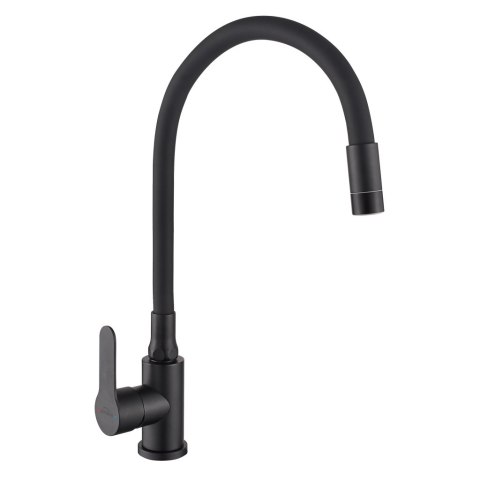 BATERIA ZLEWOZMYWAKOWA KSANTI INOX Z RUCHOMĄ 2F WYLEWKĄ, CZA UN