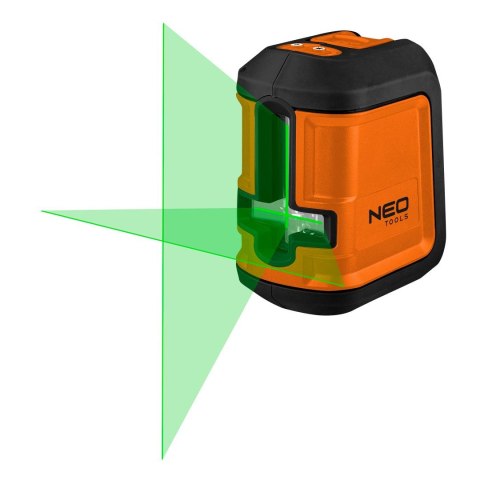 LASER KRZYŻOWY 15M ZIELONY UCHWYT+ETUI NEO