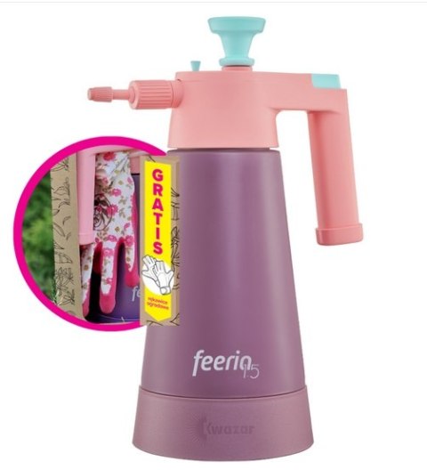 OPRYSKIWACZ FEERIA POJEMNOŚĆ 1.5L LAWENDA Z RĘKAWICZKMI UN