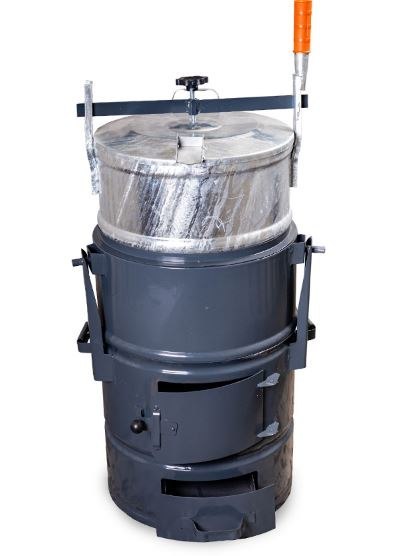 PARNIK Z SZAMOTEM OCYNKOWANY 150 L UN