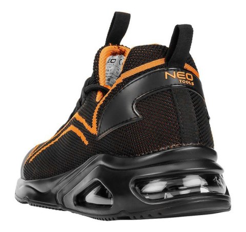 PÓŁBUTY ROBOCZE S1 SR STALOWY PODN.POMARAŃCZOWE ROZM.44 NEO