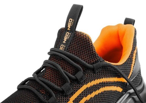 PÓŁBUTY ROBOCZE S1 SR STALOWY PODN.POMARAŃCZOWE ROZM.45 NEO