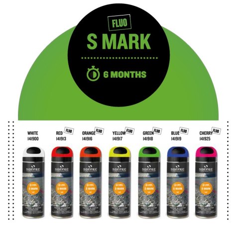 SOPPEC SPRAY GEODEZYJNY S-MARK NIEBIESKI 500ML SOPPEC