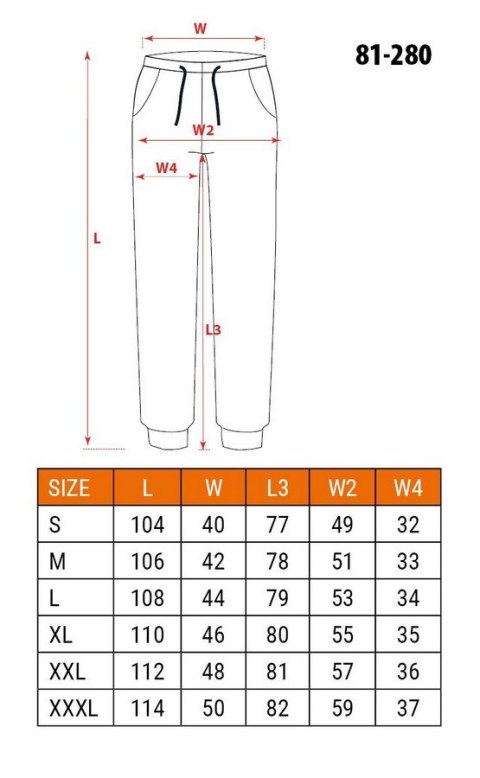 SPODNIE DRESOWE COMFORT SZARY MELANŻ ROZMIAR XL NEO