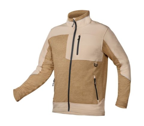 BLUZA SOFTSHELL OUTDOOR, BEŻOWA, ROZMIAR XXL NEO