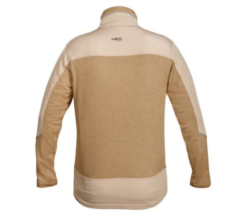 BLUZA SOFTSHELL OUTDOOR, BEŻOWA, ROZMIAR XXL NEO