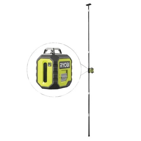 LASER KRZYŻOWY ZIELONA WIĄZKA 360 + TYCZKA RB360GLL-K RYOBI