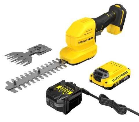 NOŻYCE DO KRZEWÓW I TRAWY AKUMULATOROWE 18V V20 1*2.0AH STANLEY
