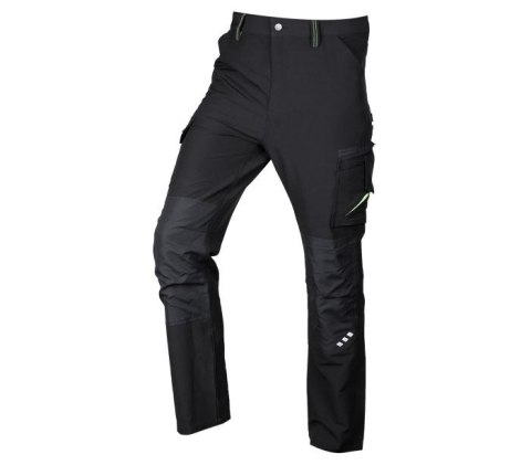 SPODNIE ROBOCZE MIX&MATCH CZARNO-ZIELONE ROZMIAR XXL NEO